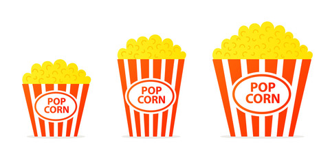 Popcorn In Striped Bucket icon