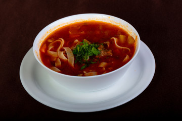 Uzbek traditional Lagman