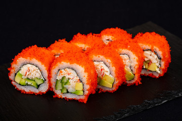 Japanese roll with crab
