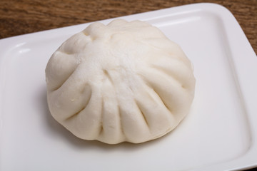 Asian traditional steamed bun