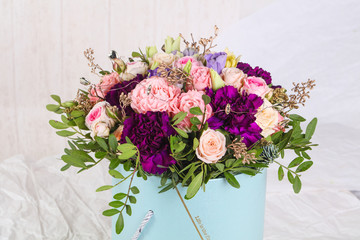 Fresh roses bouquet