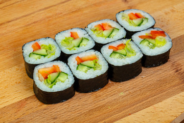 Vegetarian maki roll