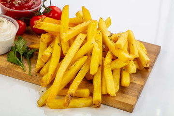 French potato with sauce