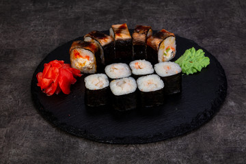 Japanese sushi set