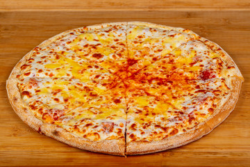Pizza with cheese