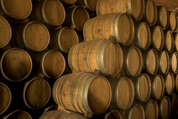 Wine barrels