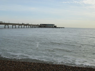 Pier an der Englischen Küste