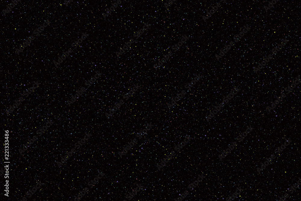 Poster abstrct digital artwork. background of dark space with a lot of stars. technologies of fractal graph