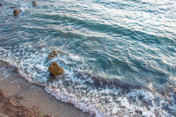 Sea storm background