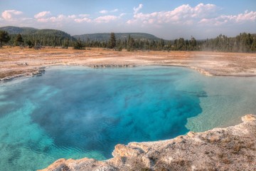 Yellowstone is a Popular National Park in Montana, Wyoming, and Idaho