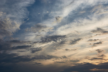 Obraz premium Clouds in blue sky