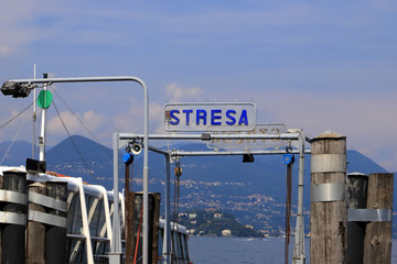 STRESA SUL LAGO MAGGIORE IN ITALIA, STRESA ON MAGGIORE LAKE IN ITALY