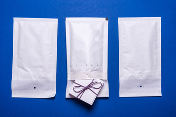 White paper padded envelopes