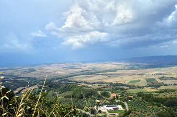Val d’Orcia in der Toskana