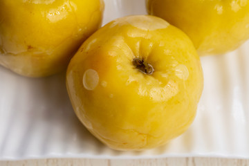 Tasty pickled apples