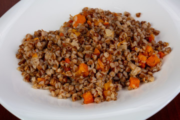 Buckwheat with vegetables