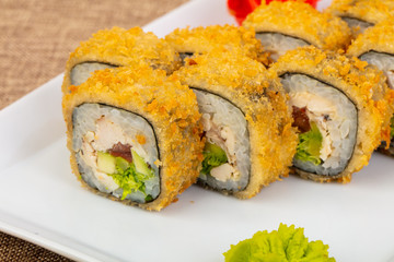 Japanese tempura roll