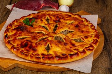 Homemade Ossetian pie