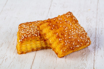 Sweet tasty hot coockies