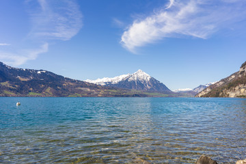 Bright Sunny Day in Interlaken Switzerland