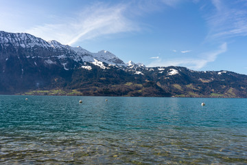 Bright Sunny Day in Interlaken Switzerland