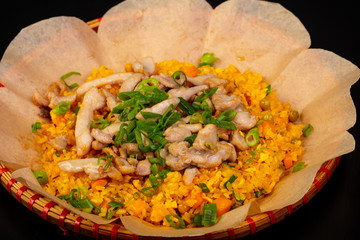 Fried rice with chicken