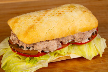 Panini with tuna
