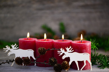 Advent , 4 Kerzen