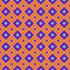 Seamless pattern background from a variety of multicolored squares.