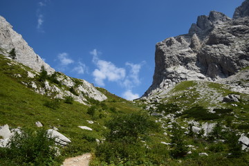 Fototapeta na wymiar Carnia - Passo Volaia