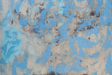 peeling blue paint peeling wall