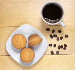Coffee with muffins