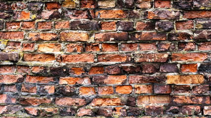 very old brick wall