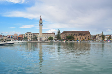 Fototapeta premium Zakynthos cityscape, Greece.