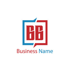Initial Letter BB Logo Template Design