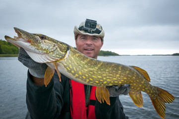 Sea pike fishing