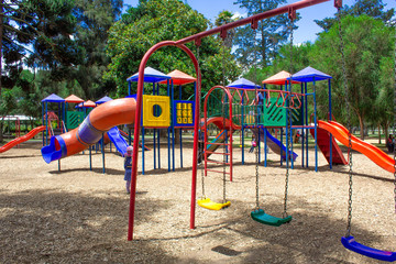 Children's playground in the park.