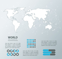 Fototapeta na wymiar World infographic concept