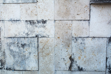 White tile old background