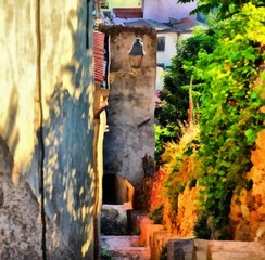 Acrylic painting on canvas art poster in floral motif. Modern style fashion artwork. Digital big size print in high resolution. Surreal flower in bright design. Beautiful flower bouquet. Wedding decor