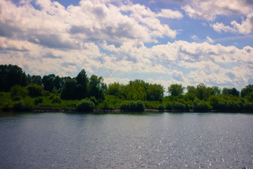 Fototapeta na wymiar river Volga 