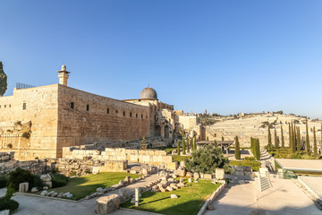 Fototapeta premium Al Aqsa mosque in Jerusalem holy land