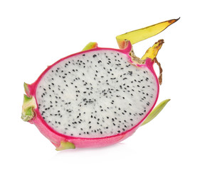 Dragon fruit isolated on white background