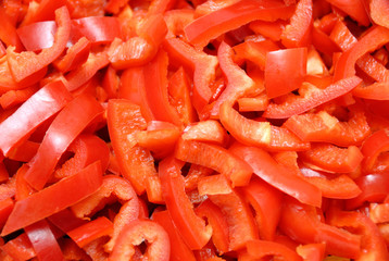 Fresh peppers vegetable