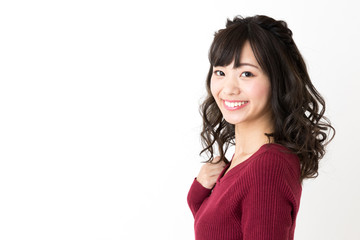 young asian woman hair style image