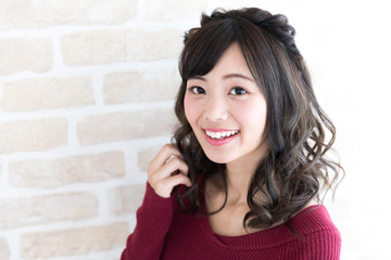 young asian woman hair style image