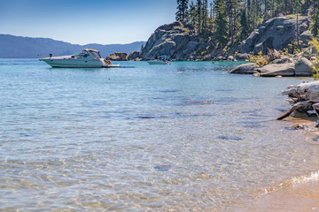 Boating on Lake Tahoe
