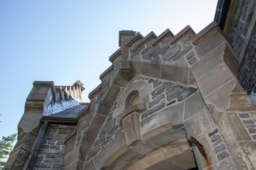 Stone gatehouse, point pleasant park.