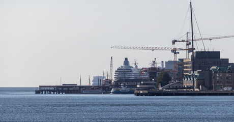 ship in port halifax nova scotia canada