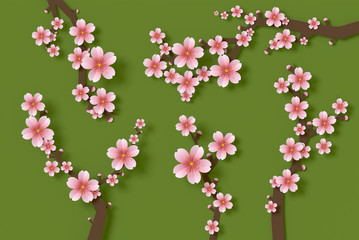 Travel Japan Land of the Rising Sun  with temple,landmark tower and Beautiful nature 